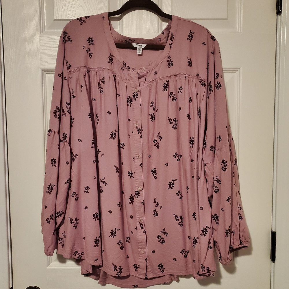 Sonoma Petite Plus Size Long Sleeve Top